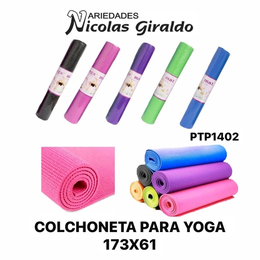 [PTP1402] Colchoneta para yoga 173X61