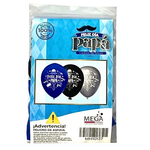[MG105-GL] (MH10137)Bomba mega estampada x10 feliz dia del padre 