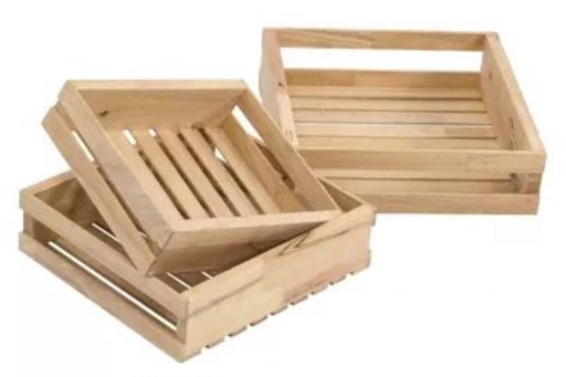 [ART-201-10] Canasta madera #4 envarillada 