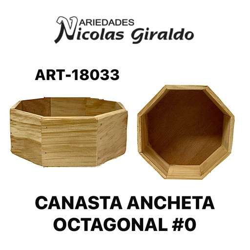 [ART-18033] Canasta ancheta octagonal #0