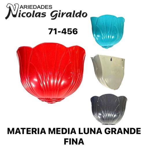 [71-456] Matera media luna grande fina