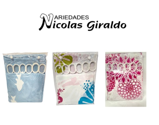 [CNG-001] Cortina baño semi estuche grande 