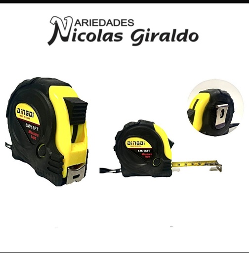 [CNG-018] Metro x5m encauchetado 