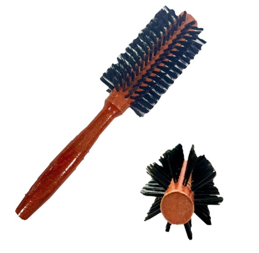 [CNG-024] Cepillo peinar madera redondo mediana 12 filamento 