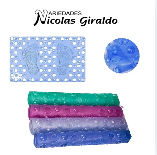 [CNG-055] Tapete baño fino rectangular huella  