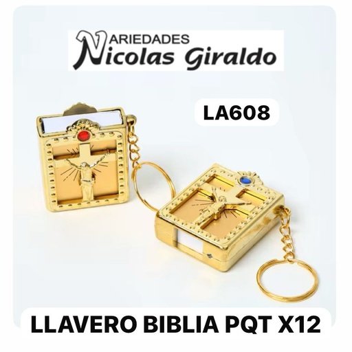 [CNG-056] Llavero biblia pqt x12  