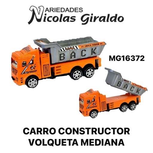 [MG16372] Carro constructor volqueta mediana 