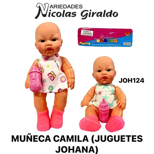 [JOH124] Muñeca camila (juguetes johana)