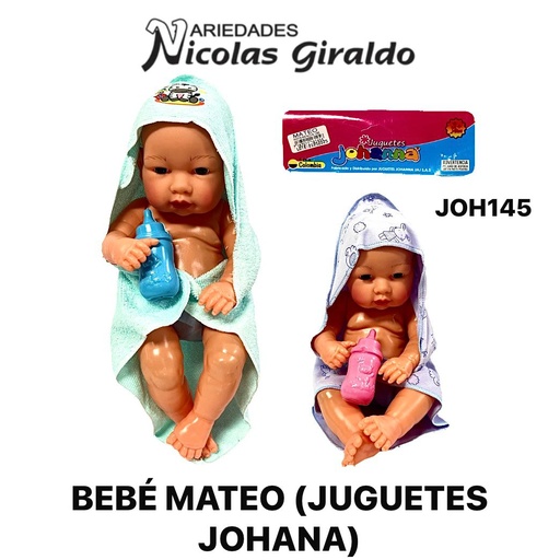 [JOH145] Bebe mateo (juguetes johana)