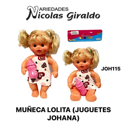 [JOH115] Muñeca lolita (juguetes johana) 