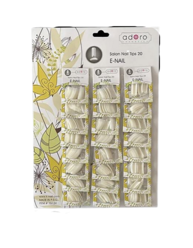 [15124] Uñas adoro E-NAIL LARGO x24 Carton  
