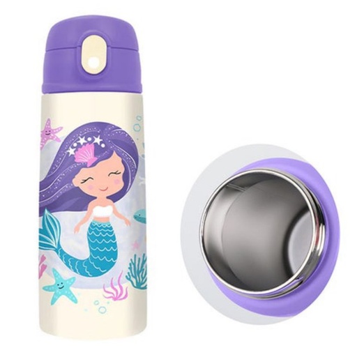 [SM003] Termo metal fino pequeño infantil 400ml  