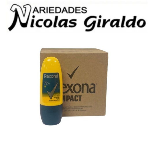 [69737304] Desodorante rexona mini roll-on hombre V8 CJ X6 