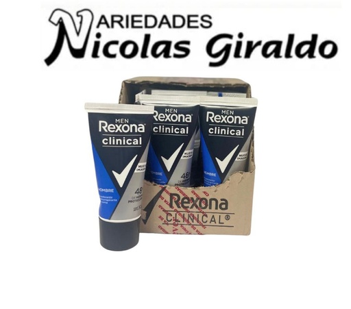 [69751083] Desodorante rexona clinical hombre colapsible  CJ X12