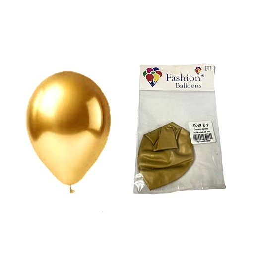 [849692] Bomba ballons r18x1 cromado dorado