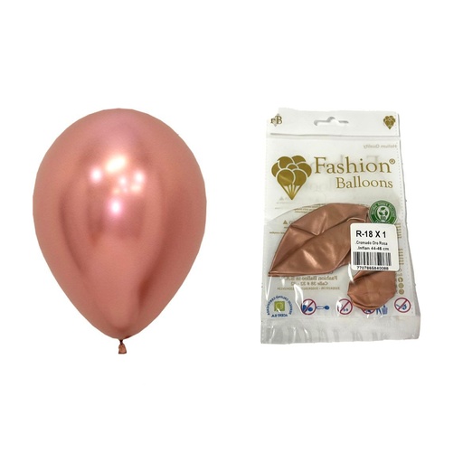[840088] Bomba ballons r18x1 cromado oro rosa