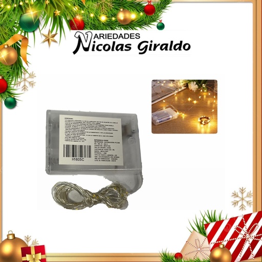 [H1605C] @INSTALACION ALAMBRE DE PILA  X30L LINEAL CALIDA   