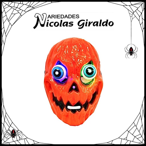[IF6455] Mascara halloween calabaza ojos luz