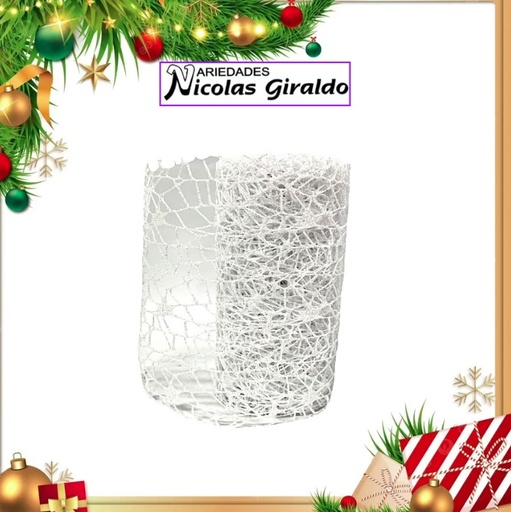 [MW-200] @MALLA DECORATIVA MINI BLANCA 