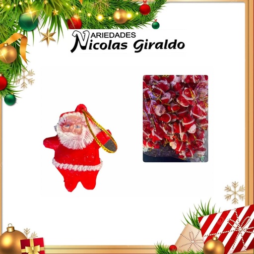 [A1431] @ADORNO PAPA NOEL MINI X50
