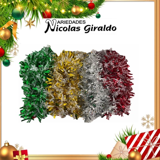 [A0098] @GUIRNALDA CHINA BICOLOR 9CM X2 MTS COLORES  