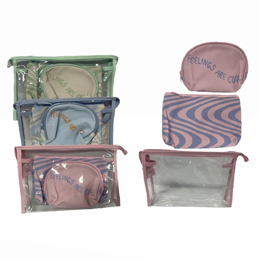 [DN3645] Cosmetiquera dama x3  