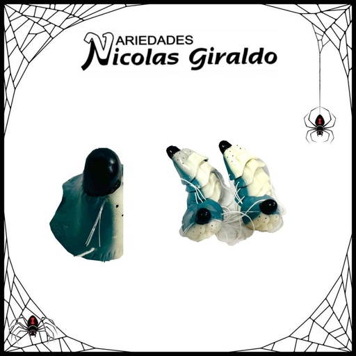 [H-301-N] Nariz halloween caucho raton PQT X12 