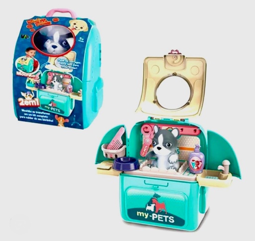 [CA4436] Juego de mascota pequeño en maleta 