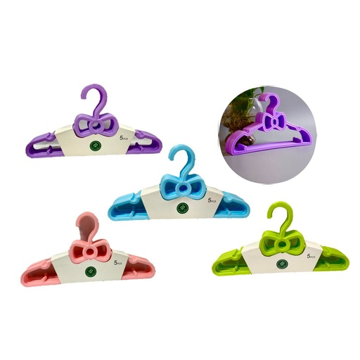 [SMR-476] Gancho bebe color pastel x5 plano