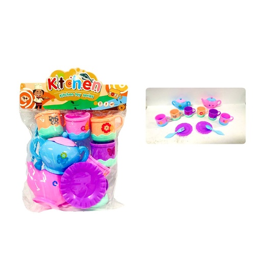 [CA1161] Vajilla infantil fina en bolsa 