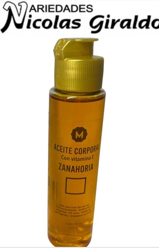 [AMZAX110] Aceite corporal medislab zanahoria x110 pequeño