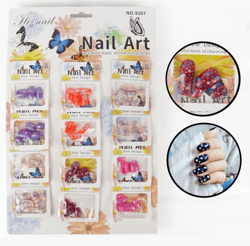[KP-811] Carton uñas decorada x12 