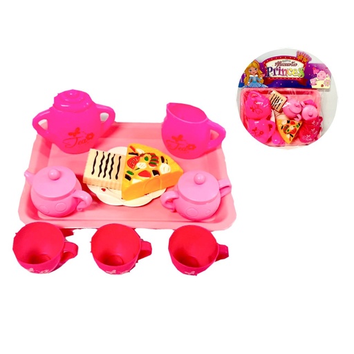 [CA4286] Vajilla infantil juego te con bandeja 