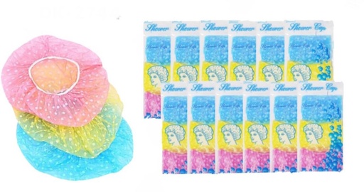[DK-2744] Gorro baño x3 sencillo paquete x12