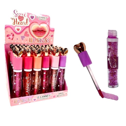 [LC714A] @Brillo aplicador magico grande corazon x1  