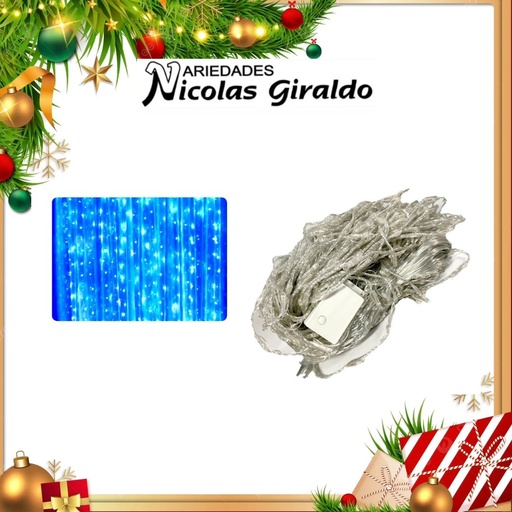 [A2448] @INSTALACION CASCADA X960L AZUL 10MTS X 2MTS    