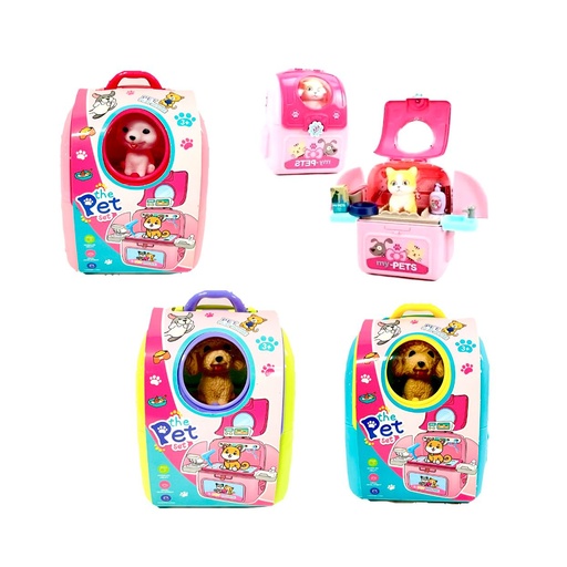 [CA4095] Set infantil veterinario maleta