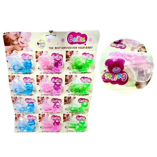 [AK11321] Chupa entretenedora con cadena carton x12 