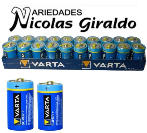 [1020WP-1] Pila varta tipo D X10 pares   