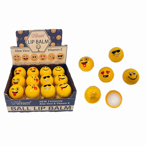 [5705] Brillo humetante cara feliz x24 