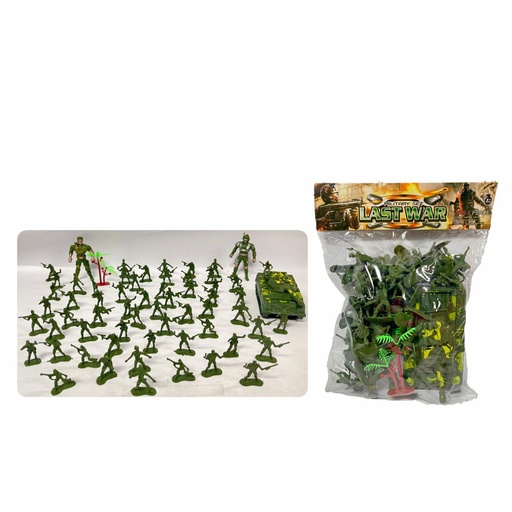 [MG21912] Set soldados con carro tanque