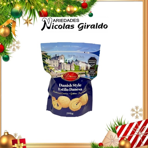 [UR-22263] GALLETA NAVIDEÑA DUKEZA X200GR EN BOLSA