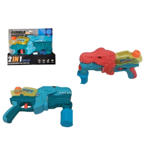 [JHD2023] Lanza agua dinosaurio y burbujero fino en caja 