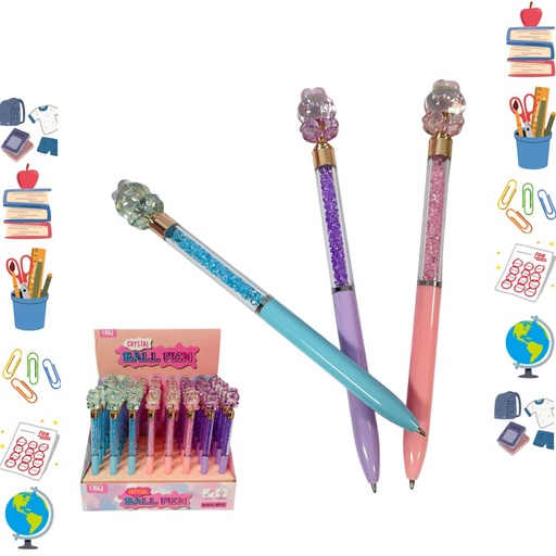 [PTQ1330] Lapicero figura oso caja x48 