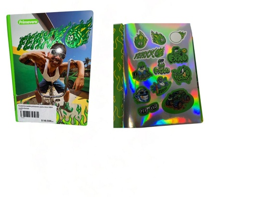 [P4580] Cuaderno cosido primavera pasta dura 100H cuadro ferxxo