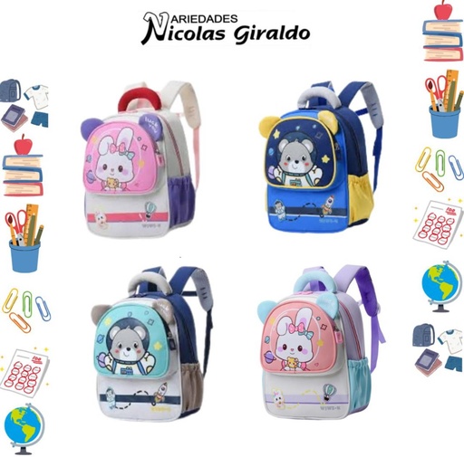 [WJWZ-K-414] Morral infantil orejitas surtido 