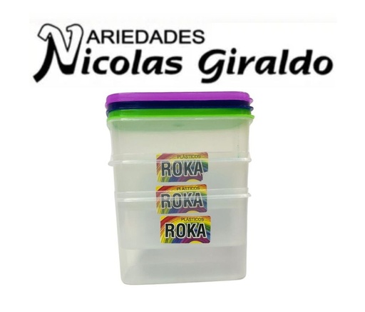 [TK-12589] Coca kilo rectangular sencilla PQT X3