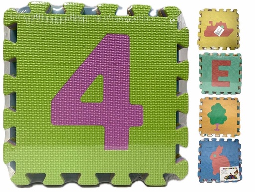 [PTF1387] Tapete foamy grande 10 piezas números