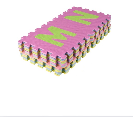 [PTF1388] Tapete foamy grande 10 piezas letras