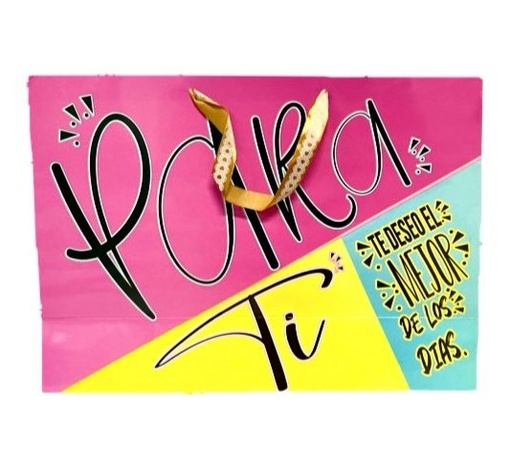 [142104] Bolsa regalo cariñitos horizontal grande PQT X6